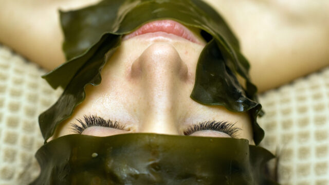 Seaweed on Face