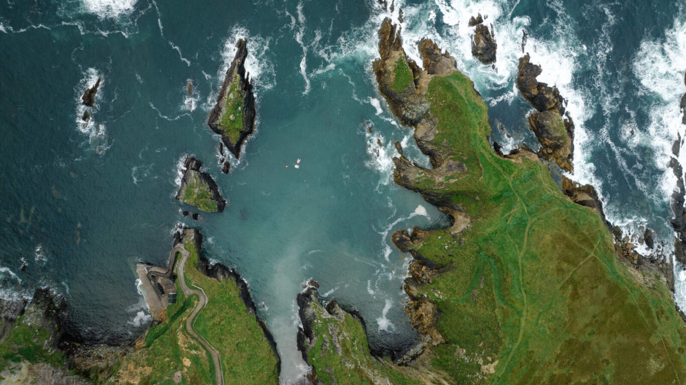 Aerial View, Coastline, The Blasket Centre, Viewing Platform, Visitor Centre, Co Kerry_Web Size